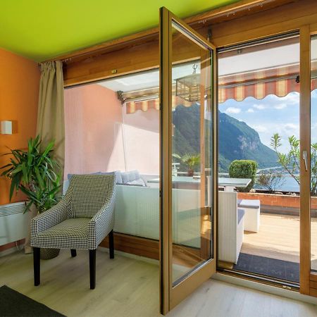 Casa Belvedere Rovio Ngoại thất bức ảnh